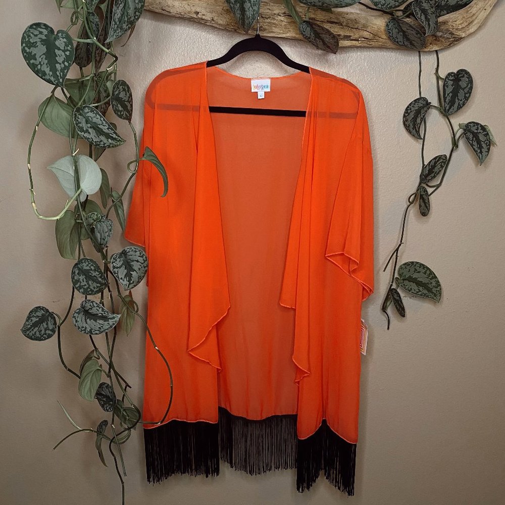 LuLaRoe Monroe Kimono Size Large NWT